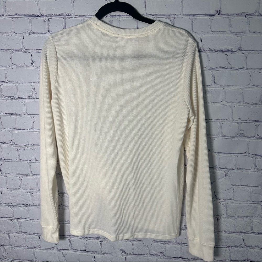 Abercrombie Kids Cream Sweatshirt with Pink Floral Design - Picture 2 of 3